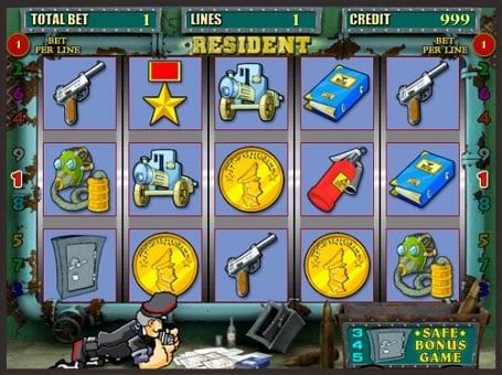 Символы игрового онлайн автомата Resident