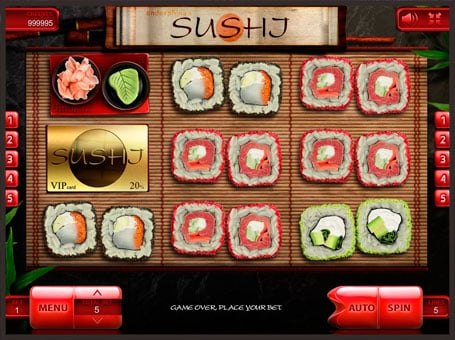 Cимволы в игровом онлайн автомате Sushi